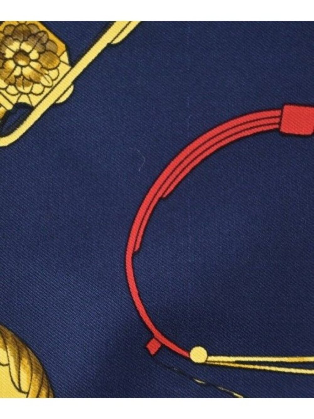 Hermes Bandana Scarf Navy - Picture 4 of 6
